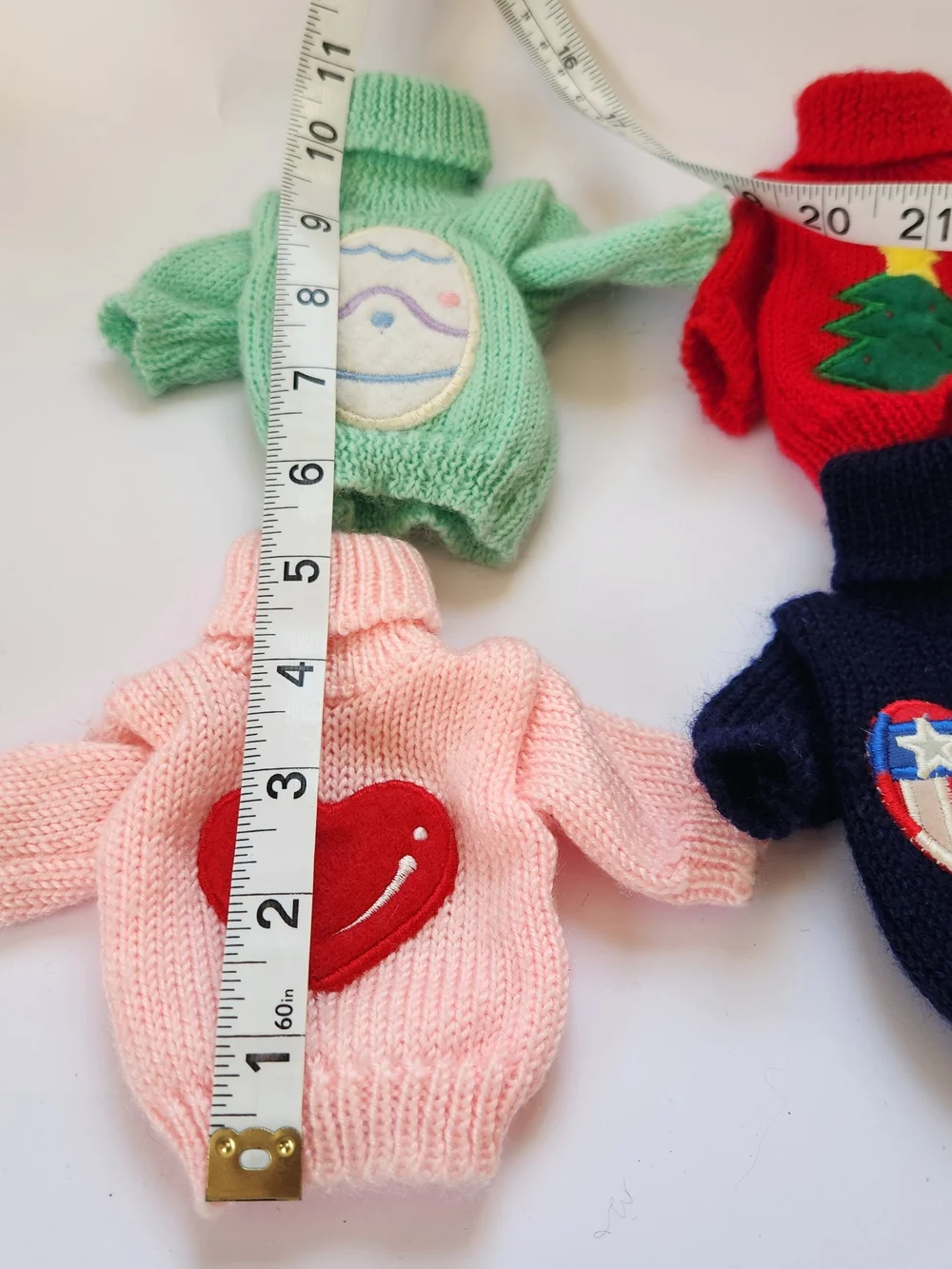 Doll Barbie Bear Sweaters  Seasons Christmas 4th Of July Easter Valentine Vtg